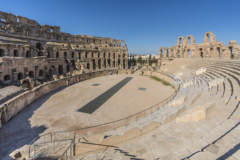el Djem竞技场-非洲最大的圆形剧场，突尼斯
